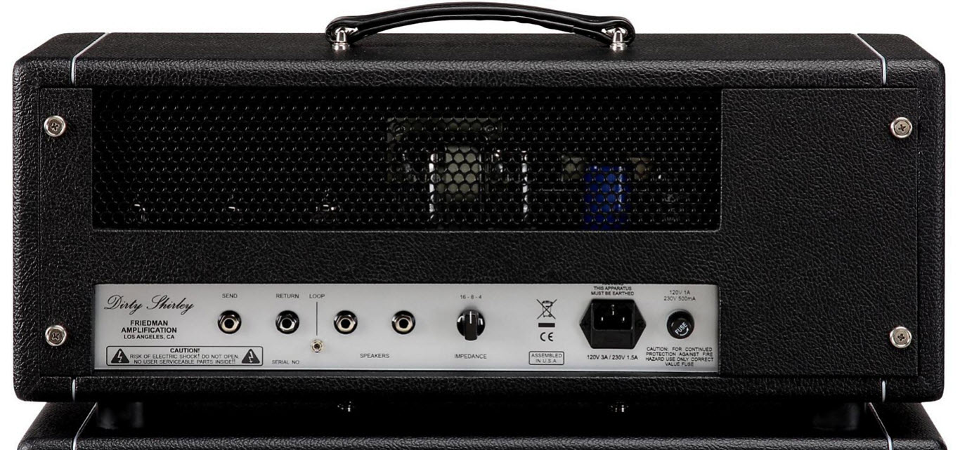 Friedman Dirty Shirley 40W Tube Guitar Head Black
