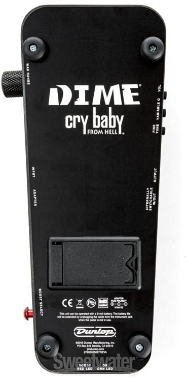 Dunlop DB01B Dimebag Cry Baby From Hell Wah Pedal