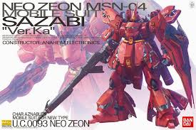 Master Grade 1/100 MG Sazabi Ver Ka