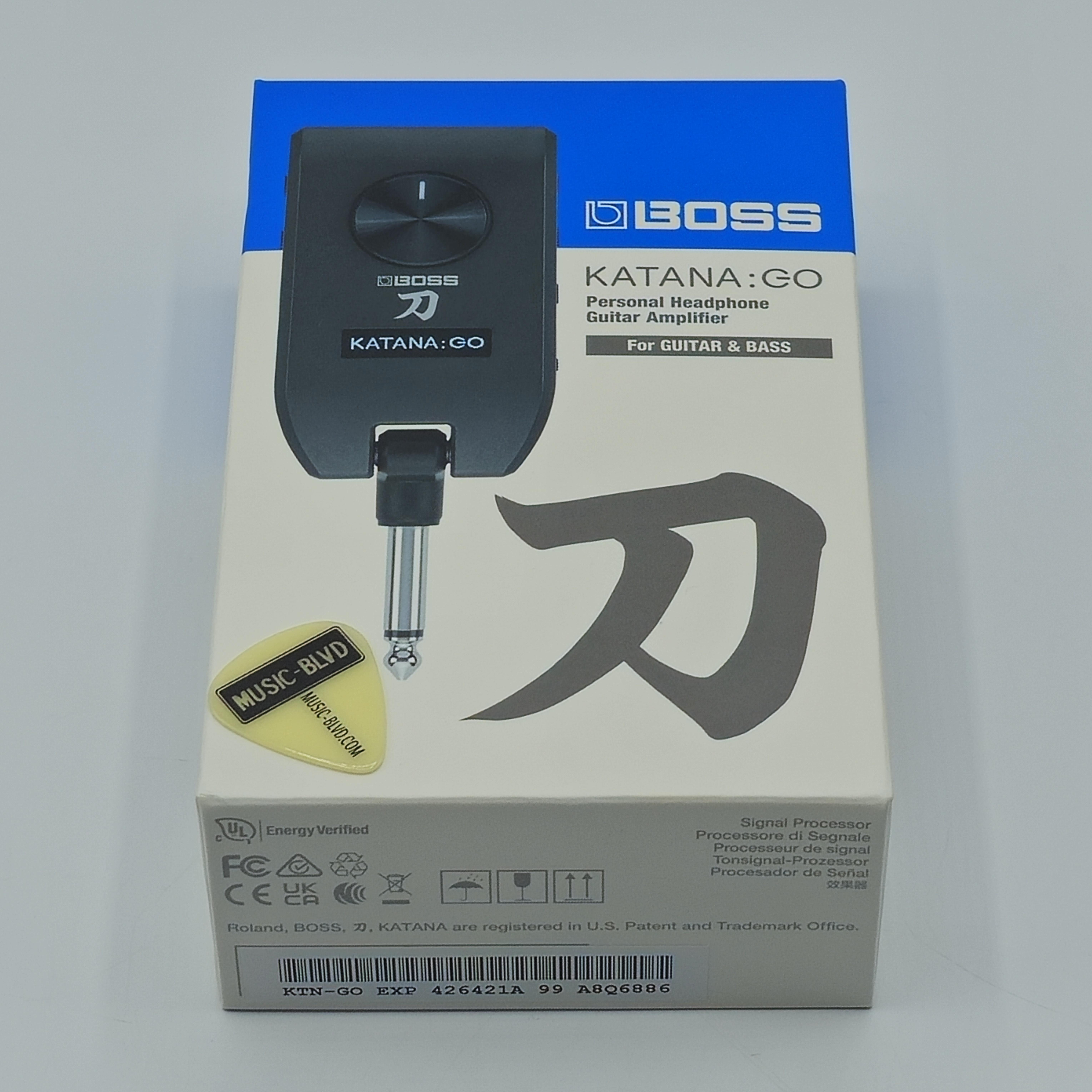 BOSS KATANA:GO Headphone Amplifier for Guitar and Bass