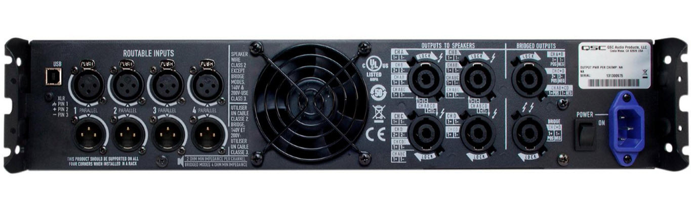 QSC PLD4.2 Multi-Channel System Processing Amplifier