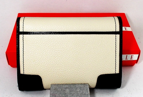 กระเป๋าสตางค์ ELLE ขาวออฟไวท์-ดำ ใหม่ แท้