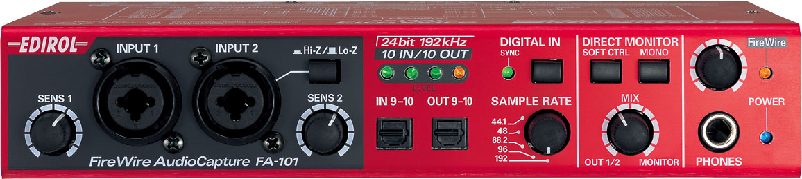 Edirol FA-101 FireWire Audio Capture Interface
