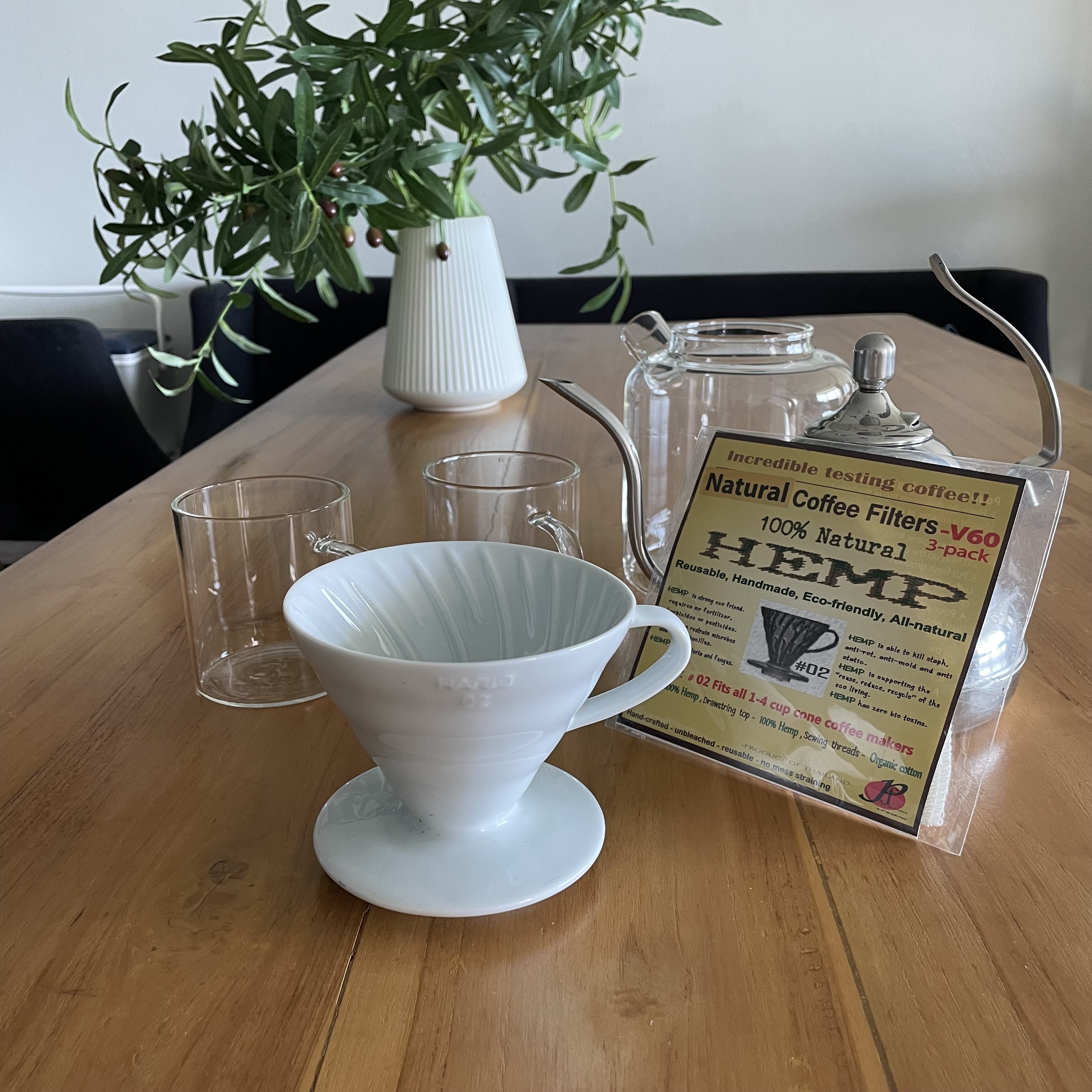ที่กรองกาแฟดริป Hario V60 02 แพ็ก 3 ชิ้น