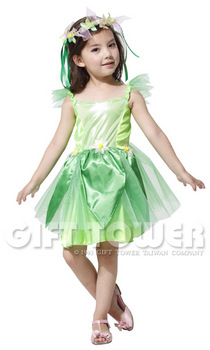 ชุดเจ้าหญิงน้อยแฟนซีเด็ก Little Princess/Green Fairy สีเขียว ขนาด L, XL