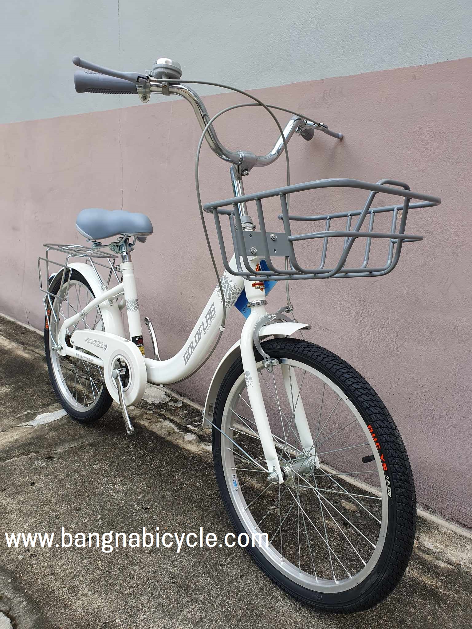 รถจักรยานเด็กโตทรงผู้หญิง GoldenFlag ขนาด 18 และ 20 นิ้ว