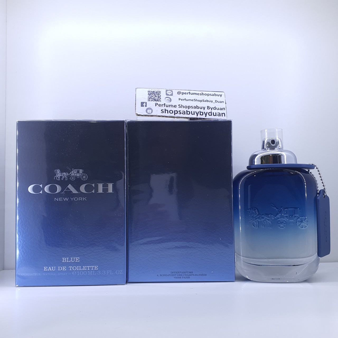 น้ำหอมแท้แบ่งขาย Coach Blue For Man Eau de Toilette💕Travel Size แบบทดลอง