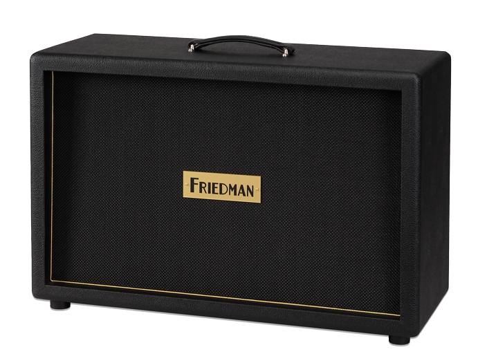 Friedman 2x12Ported Closed Back Guitar Cabinet with Celestion Vintage 30s Black