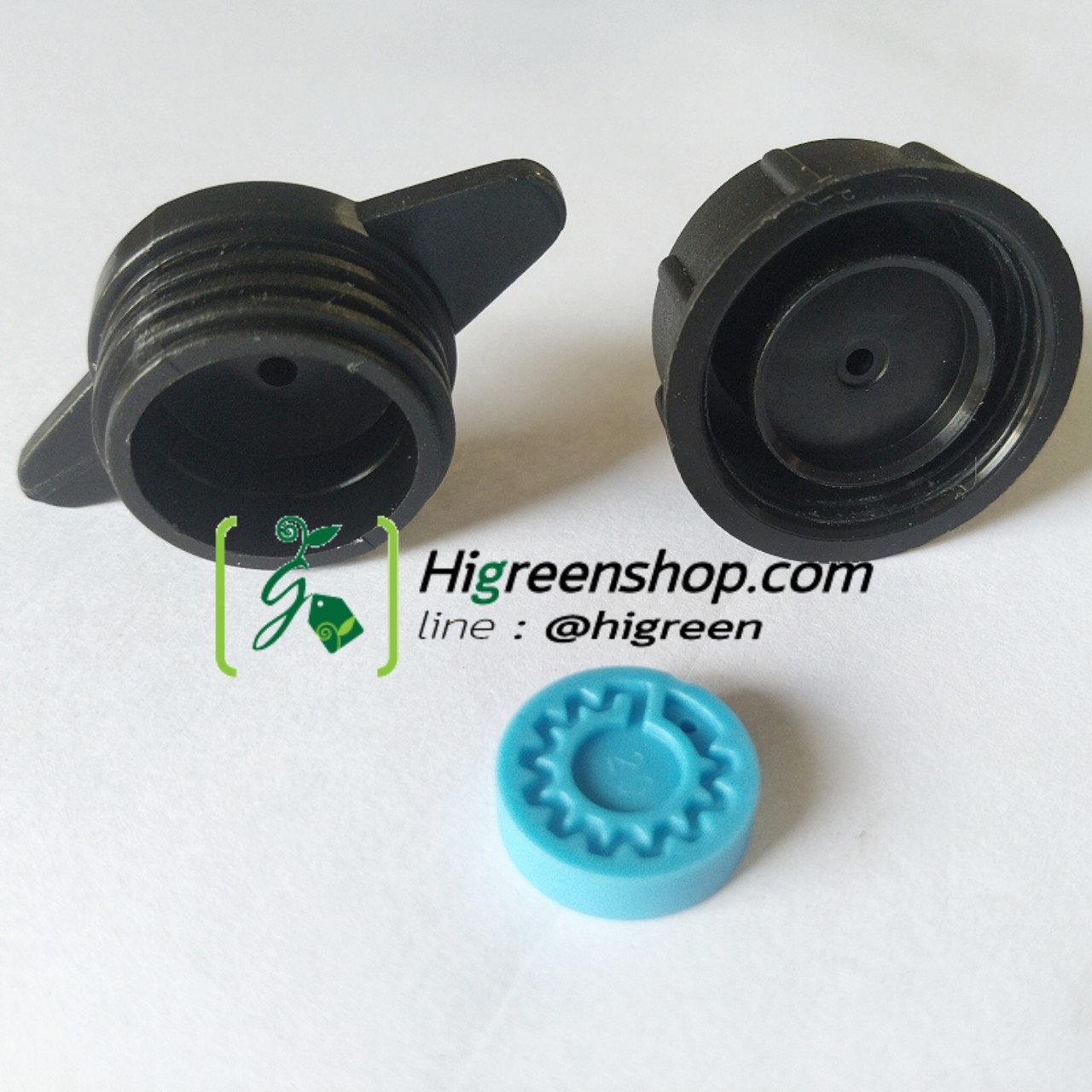 หัวน้ำหยด สำหรับรดน้ำต้นไม้ 4 ลิตร/ชั่วโมง สีดำ (แพ็ค 10 ตัว)