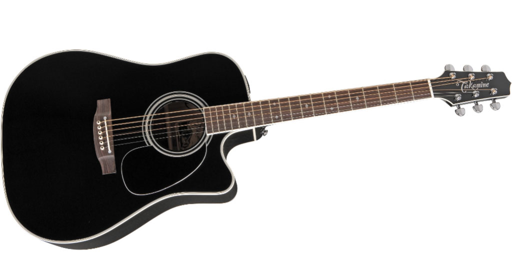 Takamine EF341SC Legacy Series Acoustic-Electric Guitar Black