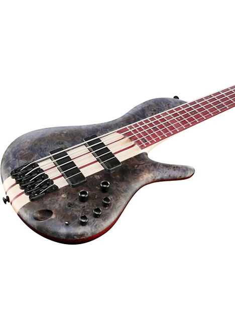 Ibanez Workshop SR Cerro Singlecut 5 String Electric Bass Guitar - Deep Twilight Flat