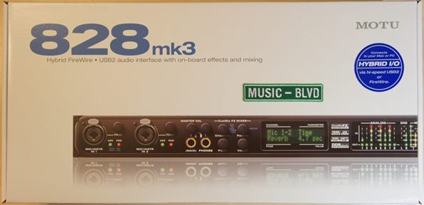 MOTU 828mk3 Hybrid Firewire Audio Interface