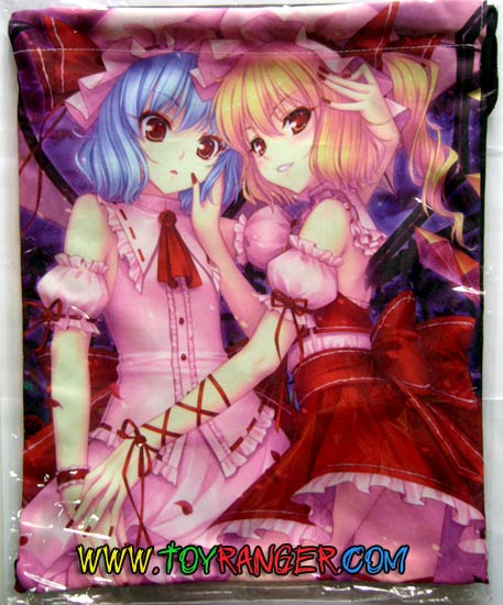 กระเป๋าเชือกรูด Touhou เรมิเลีย & ฟรันเดิล สคาร์เลท (สะพายหลังได้)