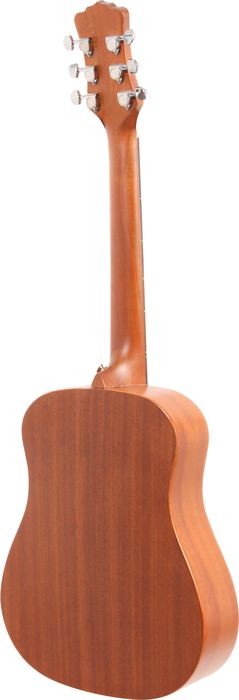 Luna Guitars Muse Safari Series Mahogany 3/4 Dreadnought Travel Acoustic Guitar Natural
