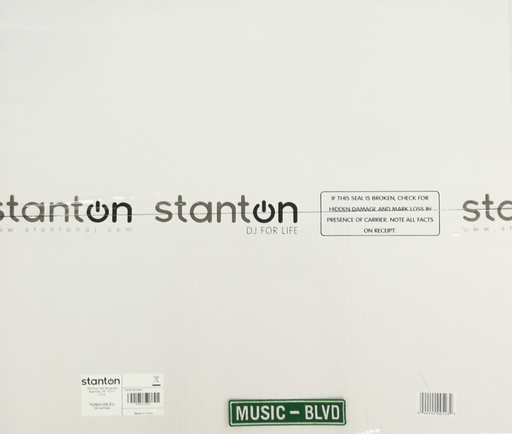 Stanton T.92 M2 USB Direct-Drive Turntable with Deckadance