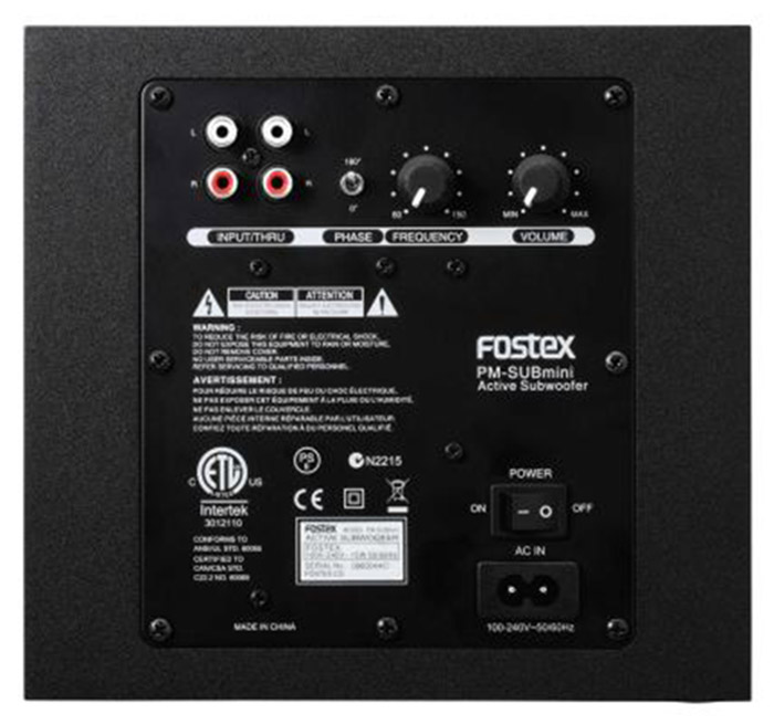 Fostex PM-SUBmini 5 Active Subwoofer