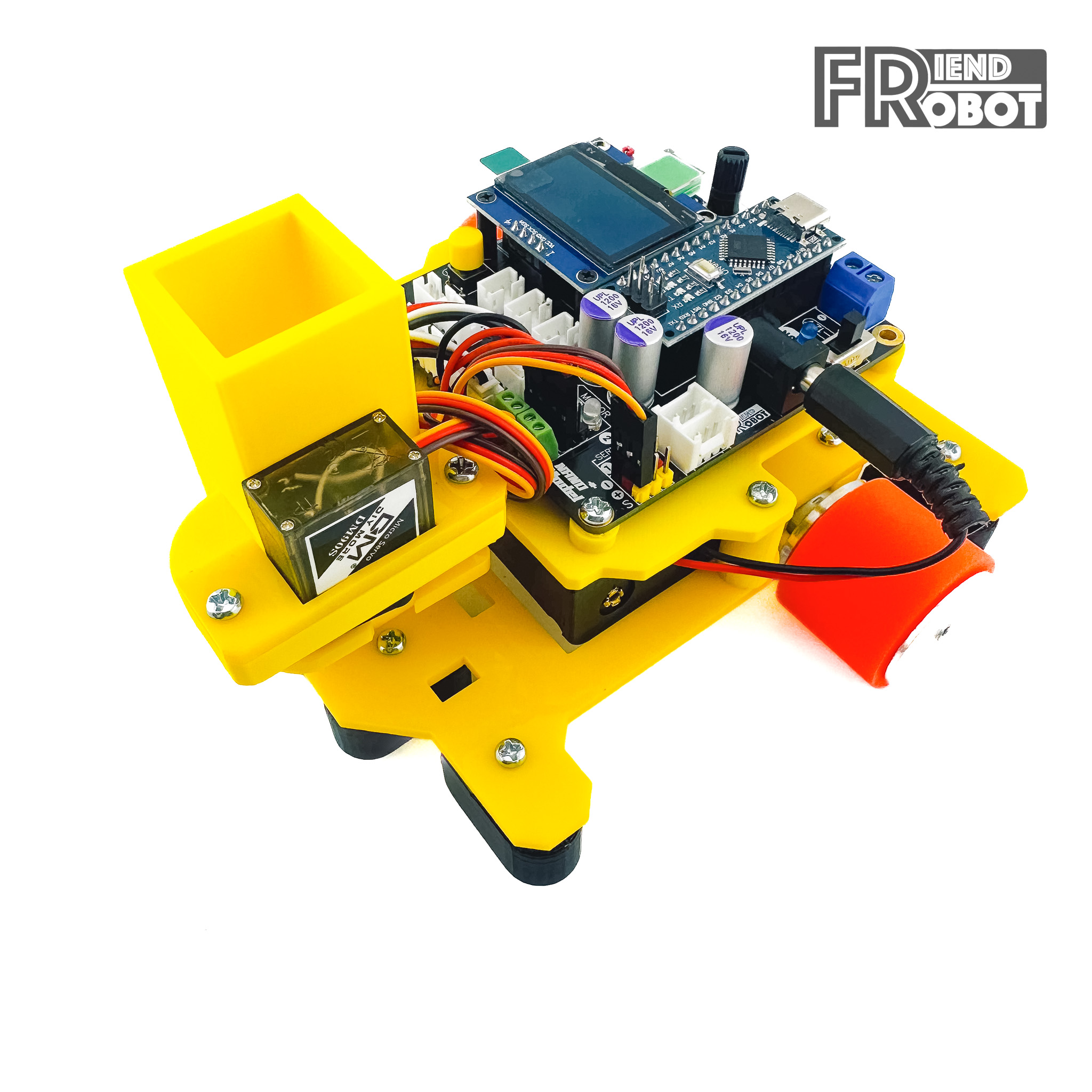 Middle Go ชุดหุ่นยนต์เพื่อการเรียนรู้ หุ่นยนต์กู้ภัยปล่อยลูกบาศก์