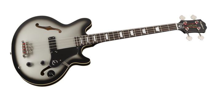 Epiphone Limited Edition Jack Casady Electric Bass Guitar Silverburst