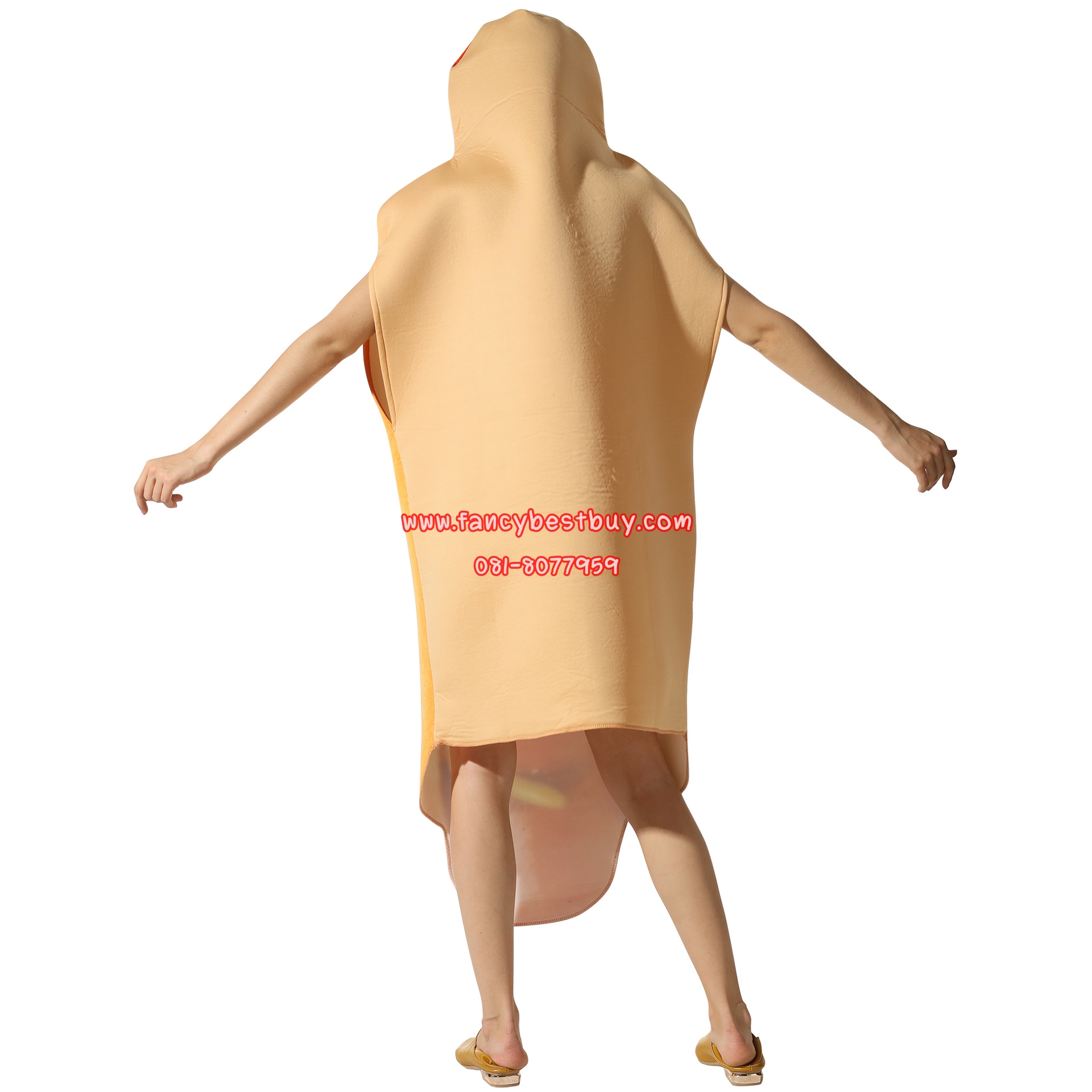 ชุดแฟนซีผู้ใหญ่ ชุดแฟนซีอาหาร ชุด Hot Dog ชุดแฟนซีแปลกๆ สำหรับสูง 160-180 ซม.