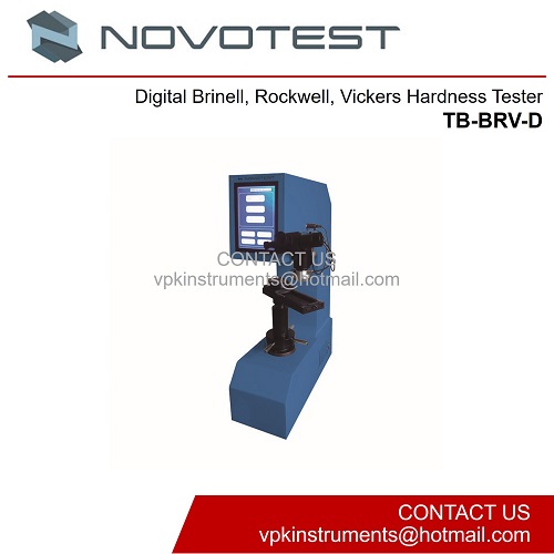 NOVOTEST - Digital Brinell, Rockwell, Vickers Hardness Tester TB-BRV-D