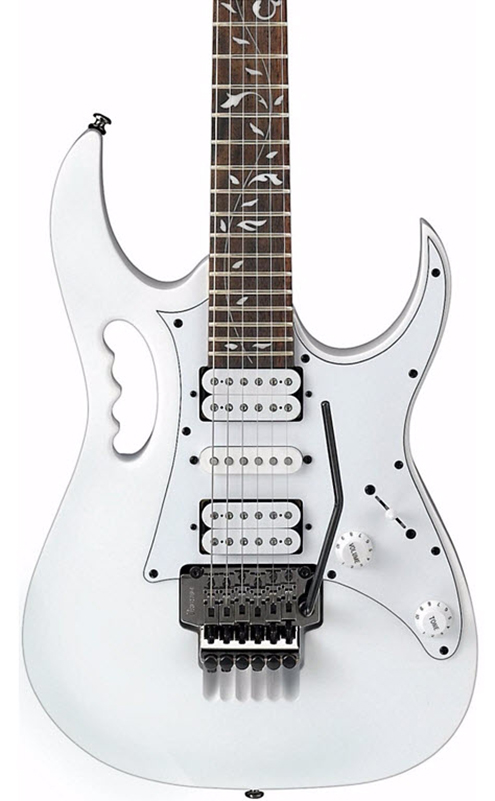 Ibanez JEMJR Steve Vai Signature JEM Series Electric Guitar White