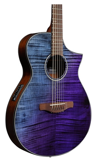 Ibanez AEWC32FM Thinline Acoustic-Electric Guitar