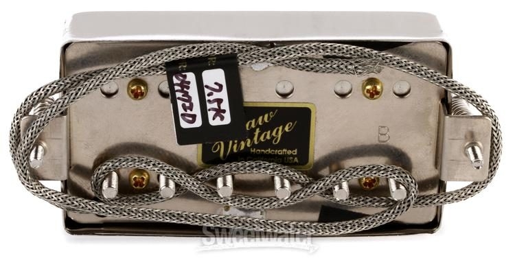 Xotic Raw Vintage PAF Humbucker Pickup - F-spaced Nickel - Reverse Polarity