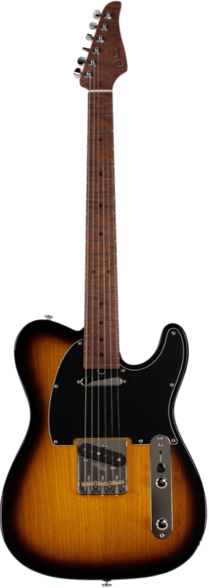 Suhr Select Classic T Roasted, Flamed, Swamp Ash, 2-Tone Tobacco Burst