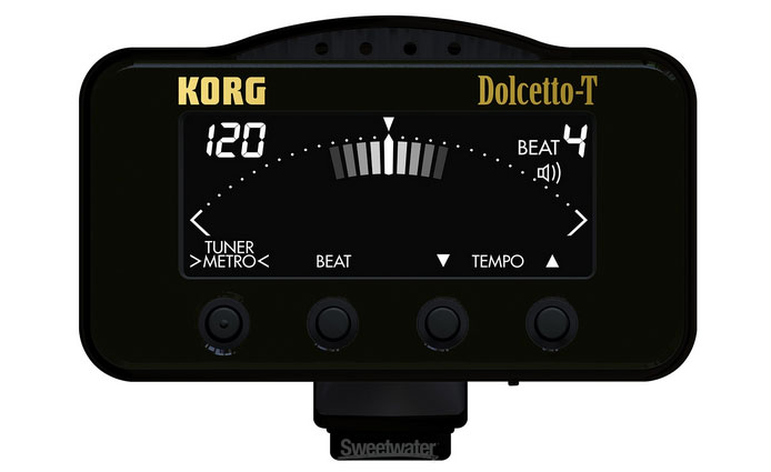 Korg AW3T Dolcetto Clip On Tuner/Metronome for Trumpet