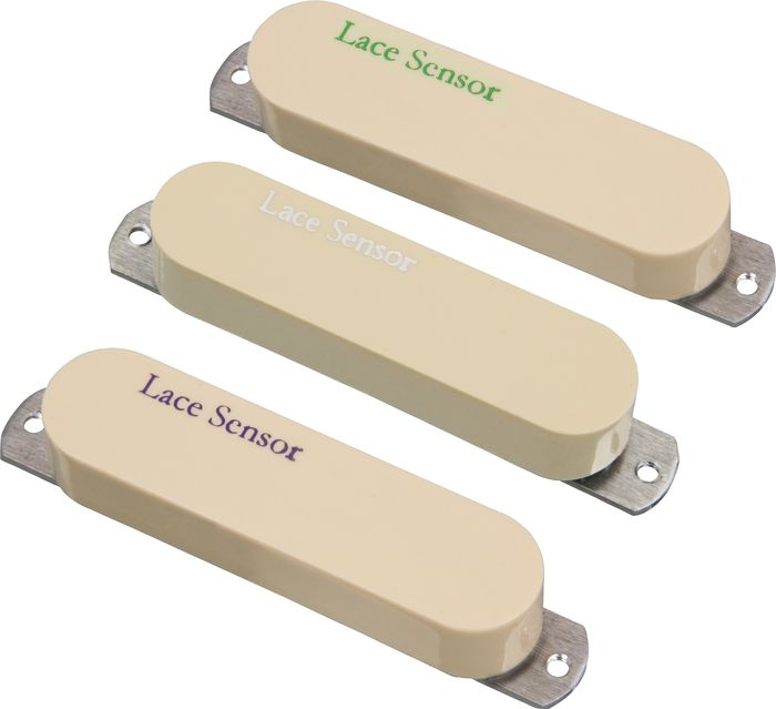 Lace Sensor Emerald-RW Silver-Purple Guitar Pickup Set