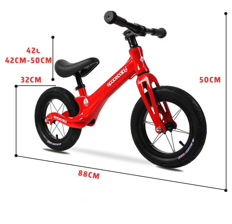 [หมด] รถเด็กขาไถ บาลานซ์ไบค์ ตัวถังอลูมิเนียม Spacebaby Balance Bike มีสีให้เลือกจุกๆถึง 7 สี