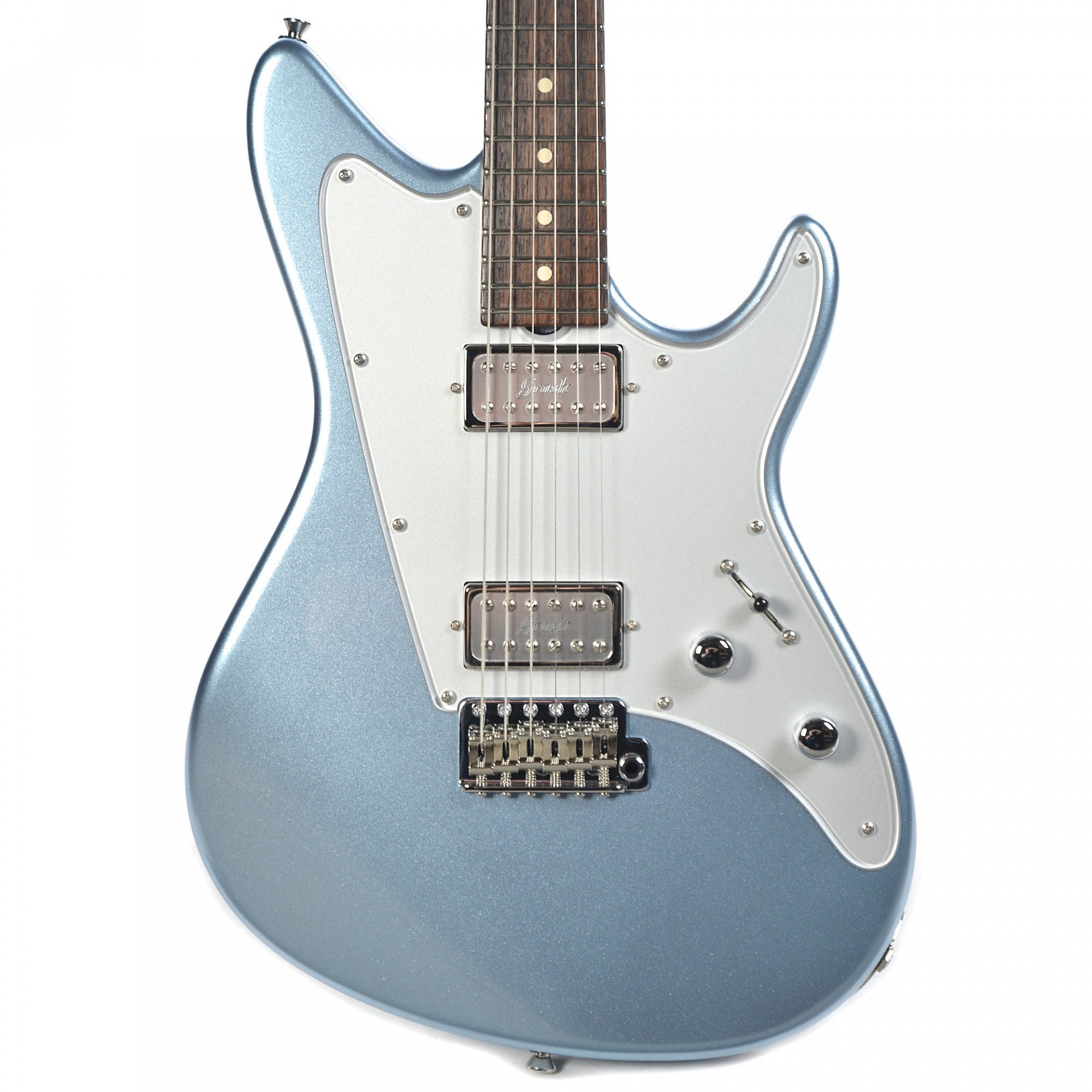 Don Grosh ElectraJet Ice Blue Metallic RW w/GroshTron Pickups & Hardshell Case