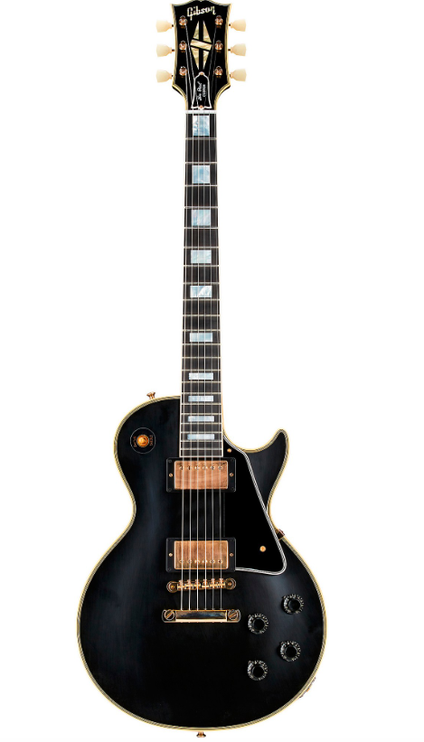 Gibson Custom Murphy Lab 1957 Les Paul Custom Reissue 2-Pickup Ultra Light Aged Electric Guitar Ebony