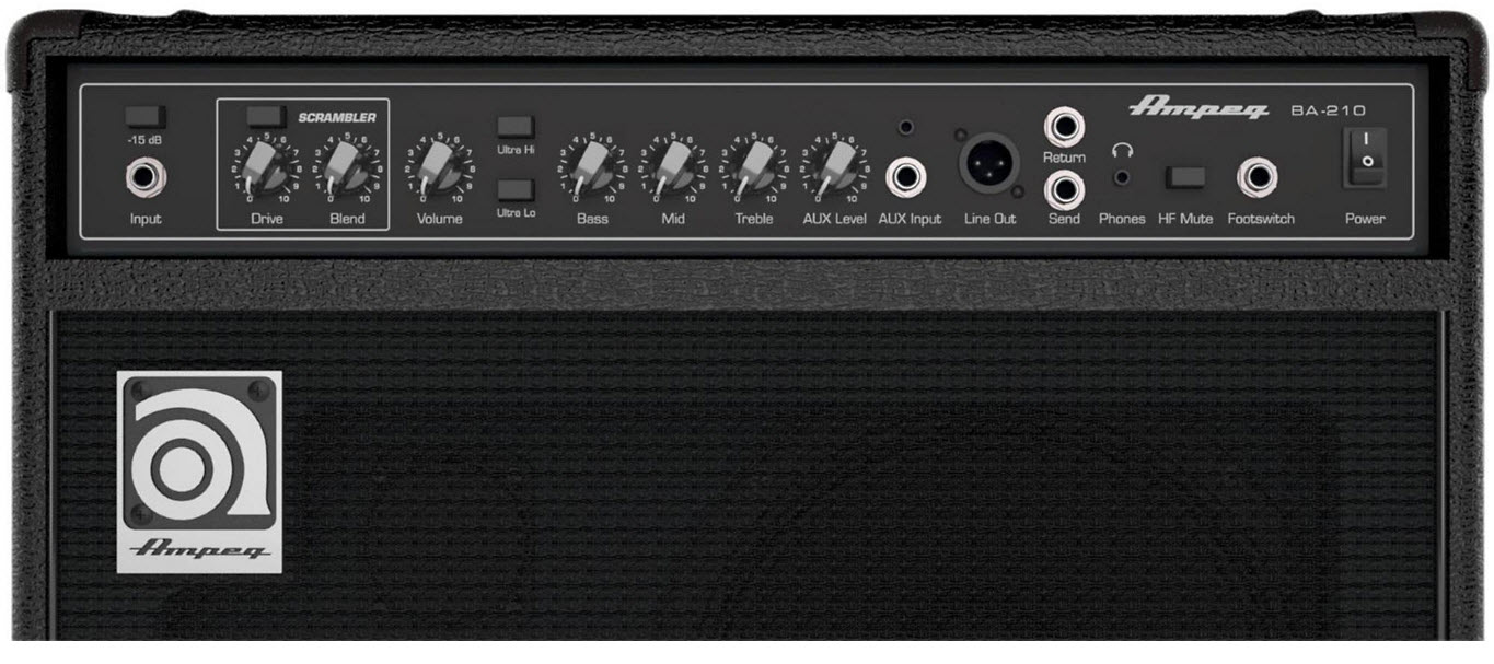 Ampeg BA210V2 2x10 Bass Combo Amplifier