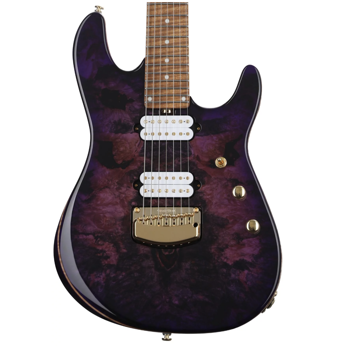 Ernie Ball Music Man Jason Richardson Signature Cutlass HH 7-String Electric Guitar - Purple Majora