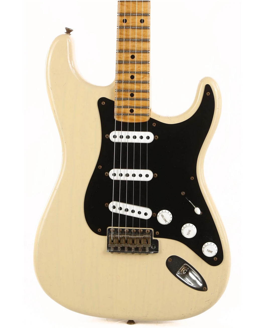 Fender Custom Shop 55 Stratocaster Journeyman Relic White Blonde Masterbuilt Dennis Galuszka