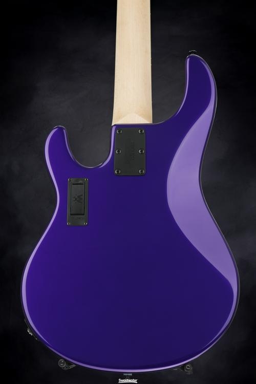 Ernie Ball Music Man Stingray 5 H Lined Fretless - Firemist Purple, Pau Ferro Fingerboard