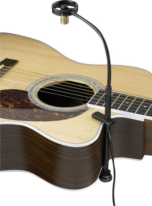 Applied Microphone Technology AMT S15G Studio Acoustic Guitar Microphone with BP45 Preamp and side mounting