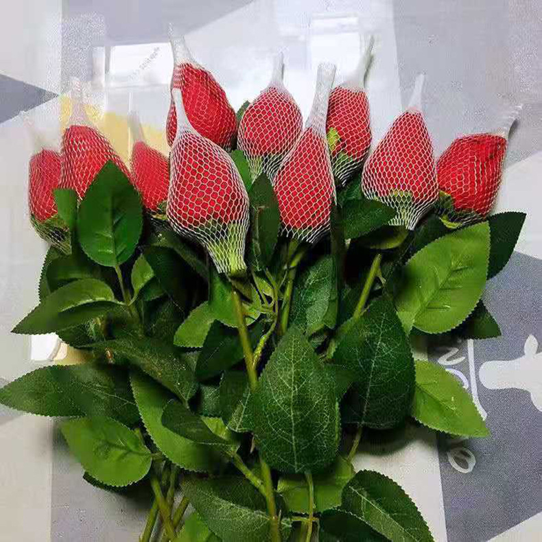 ใหม่!!! ตาข่ายห่อกุหลาบ แบบใส ไม่เปื่อยยุ่ย คนทำสวนกุหลาบนิยมใช้มาก เนื้อบางเบา กันกระแทกขั้นสุด ตาข่ายโฟมห่อดอกกุหลาบ แบบใส ตาข่ายห่อมะยงชิด เพื่อคงรูปทรงให้สวย ไม่เสียหายระหว่างขนส่ง จำนวน 1 กก.