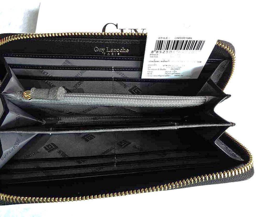 กระเป๋าสตางค์ Guy Laroche ดำ ใหม่ แท้