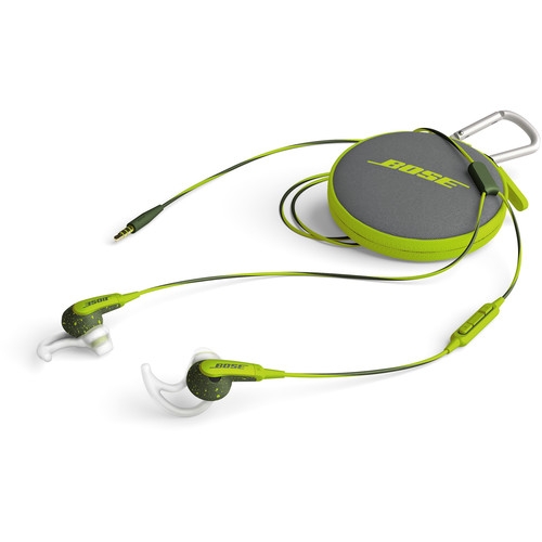 Bose SoundSport In-Ear Headphones-Apple Devices (Energy Green)