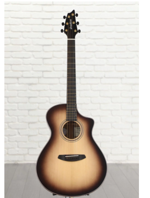 Breedlove Organic Artista Concert CE Acoustic-electric Guitar - Suede Burst Torrefied European Spruce/Myrtlewood