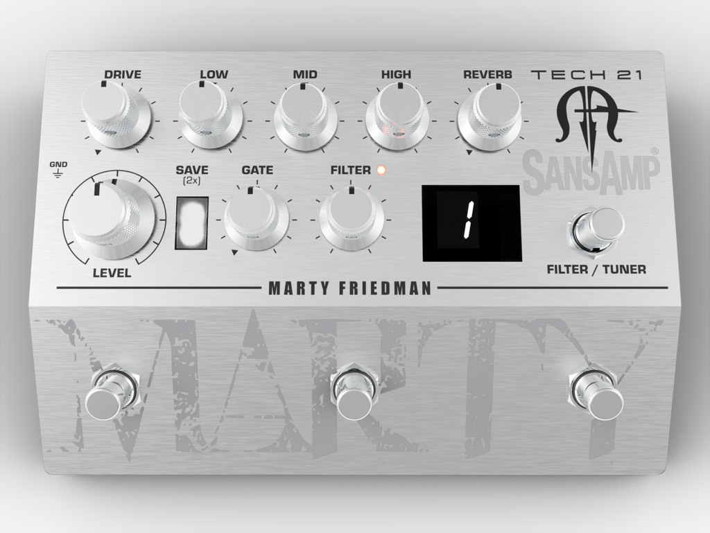 Tech 21 Marty Friedman Signature SansAmp Pedal