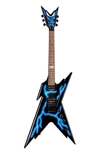 Dean Razorback Lightning Electric Guitar Graphic