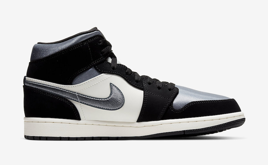 Nike Air Jordan 1 Mid SE Satin Grey