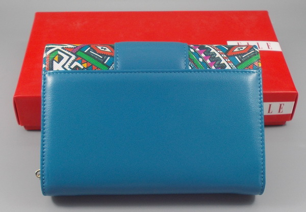 กระเป่าสตางค์ ELLE ฟ้า ใหม่ แท้