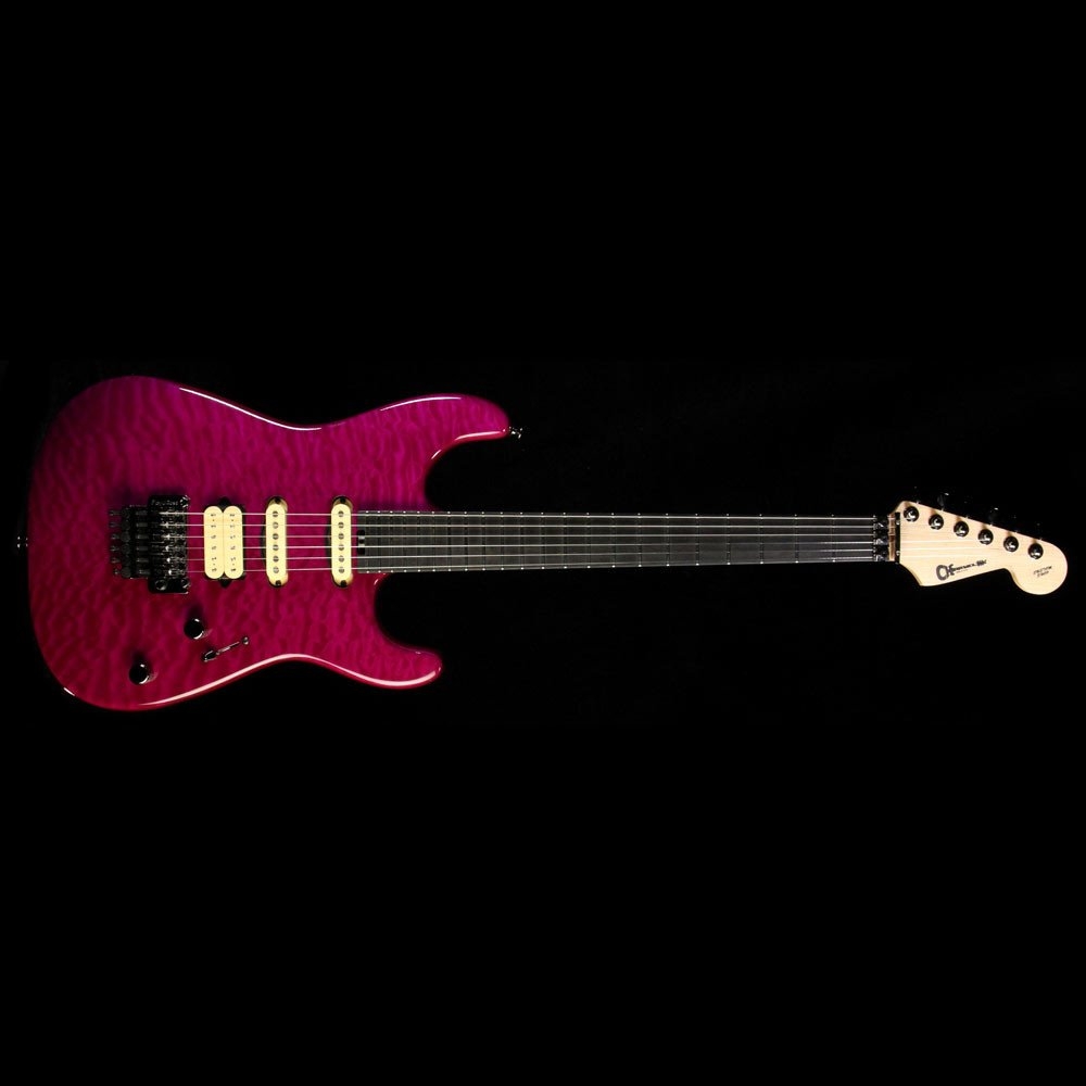 Charvel Custom Shop San Dimas SD1 HSS Electric Guitar - Transparent Purple