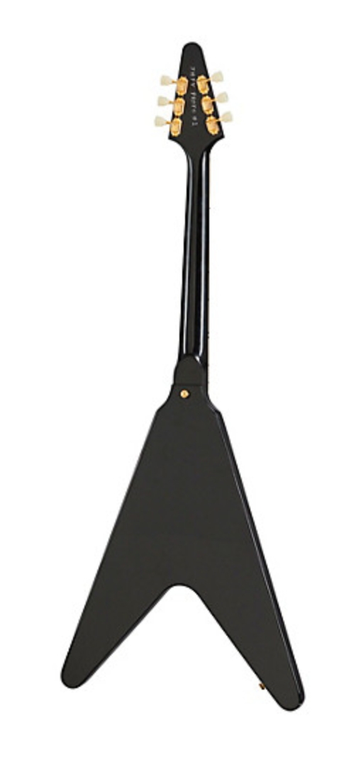 Gibson Custom 1969 Jimi Hendrix Flying V Aged Electric Guitar Ebony