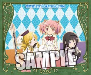 แผ่นรองเมาส์ 3D Puella Magi Madoka Magica: Madoka, Homura, Mami (แท้)