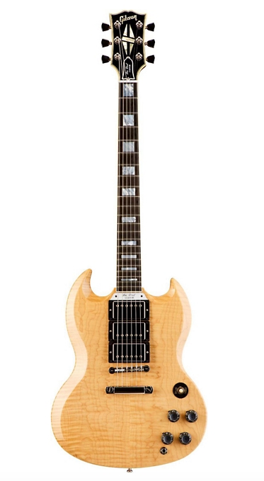 Gibson Custom Shop SG Custom Figured Top 3-Pickup Electric Guitar